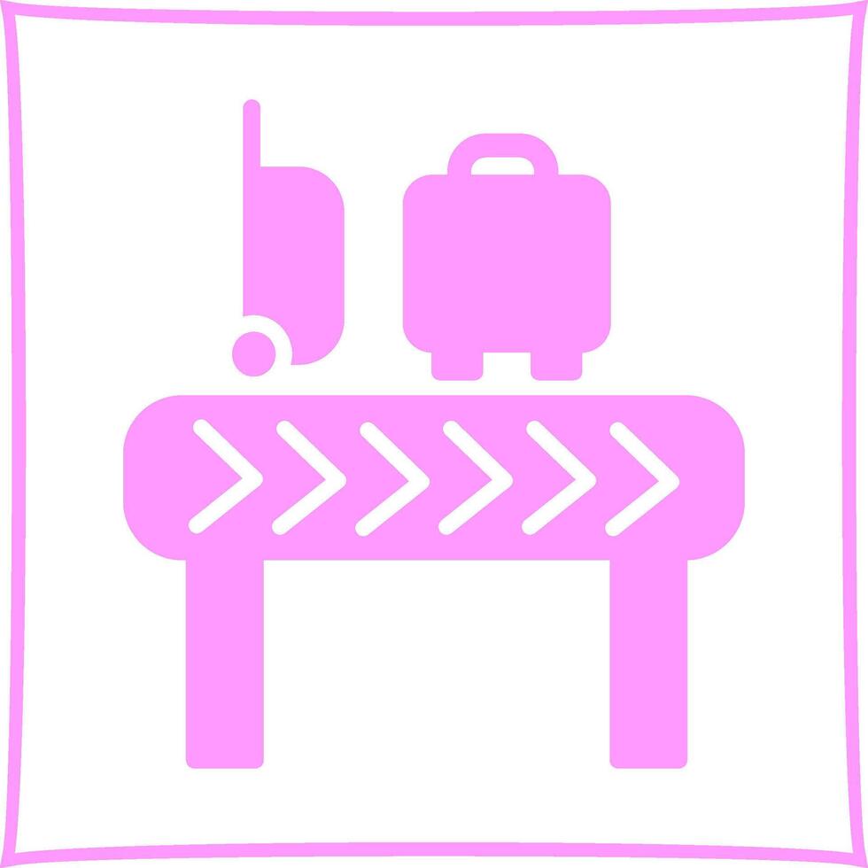 Luggage Carousel Vector Icon