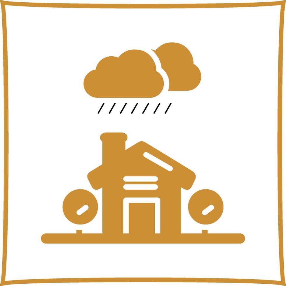 Rain Vector Icon