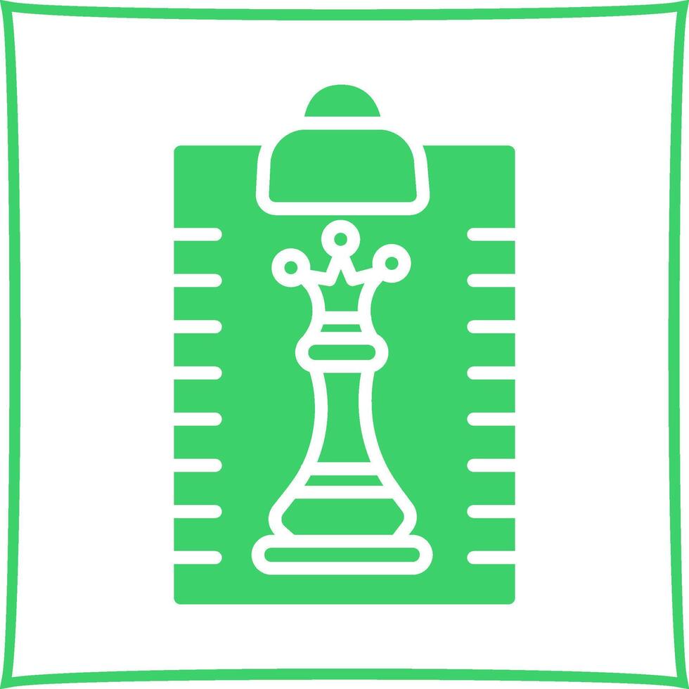 Clipboard Chess Vector Icon