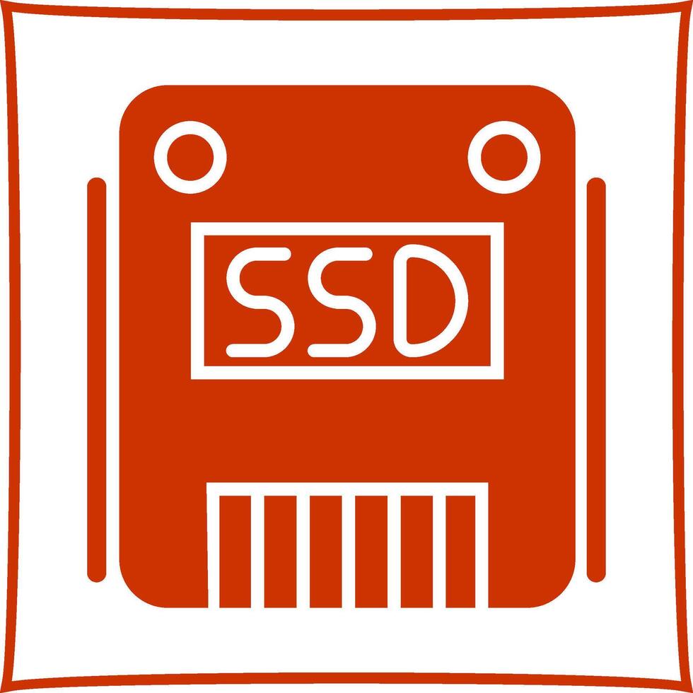 SSD Vector Icon