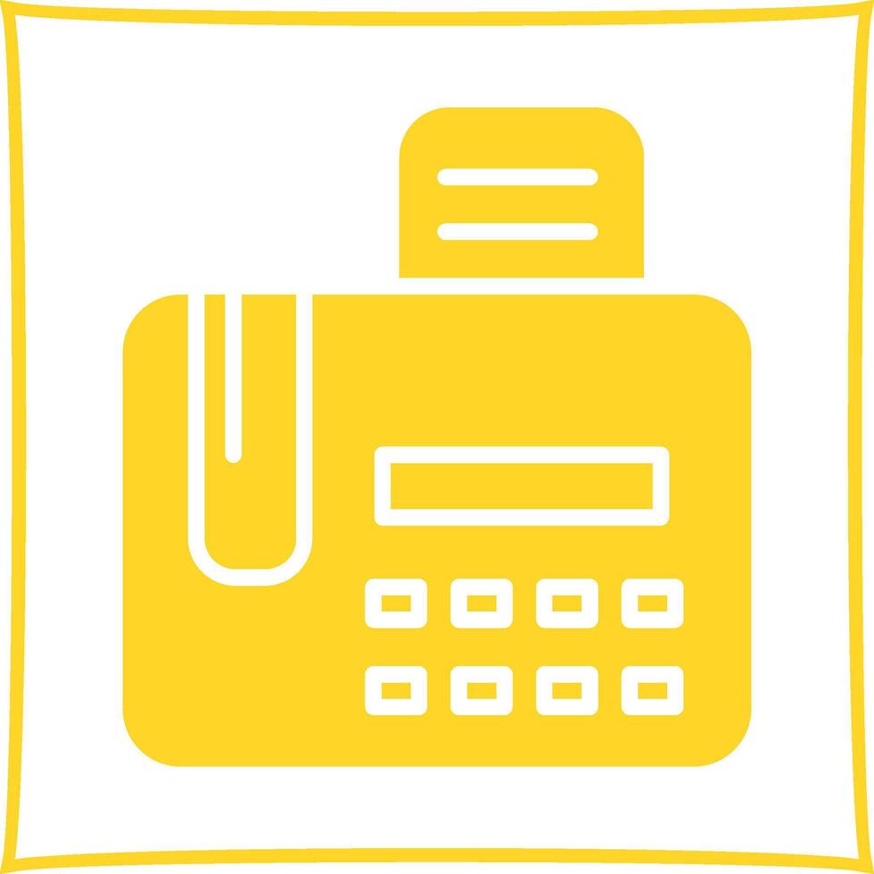 Fax Machine Vector Icon