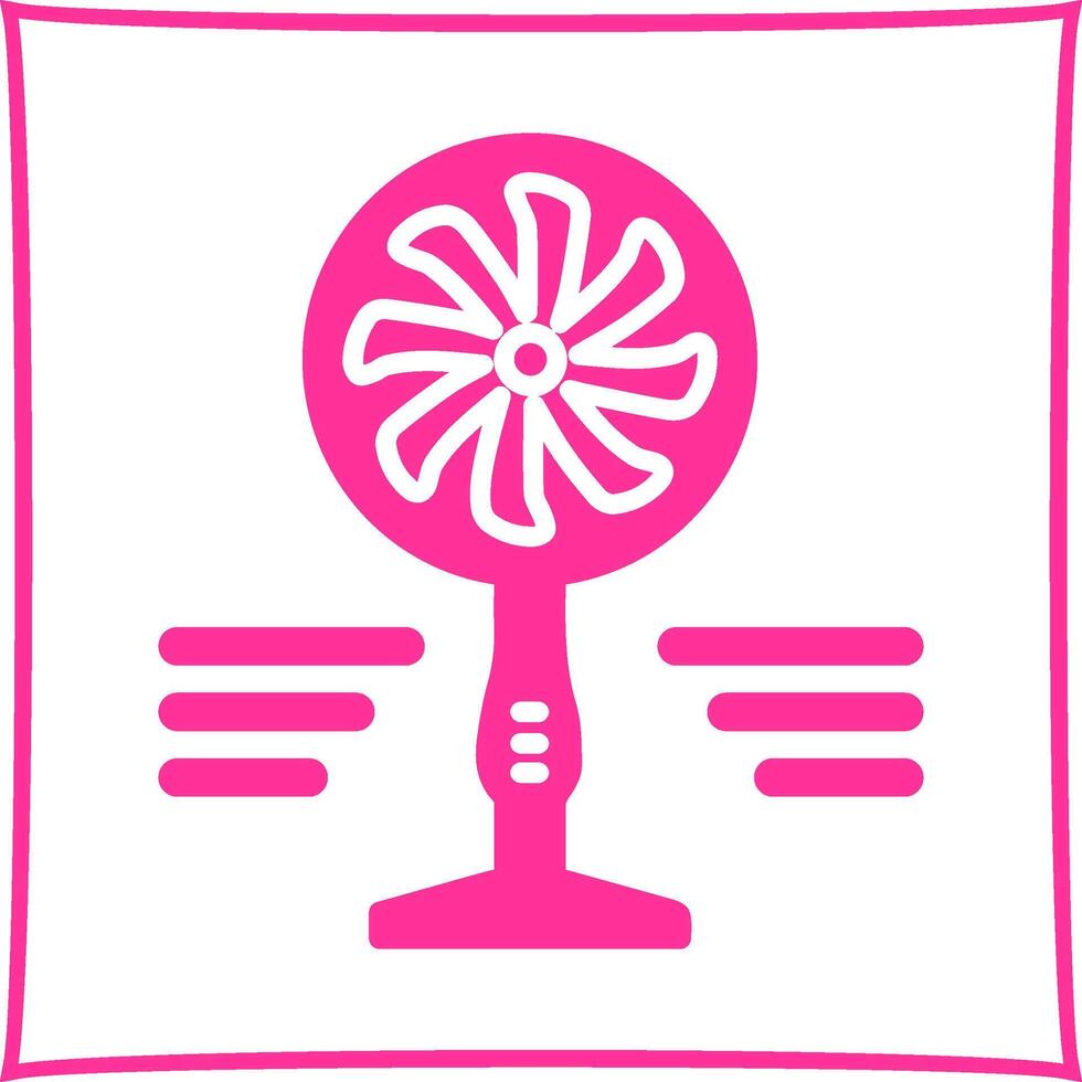 icono de vector de ventilador