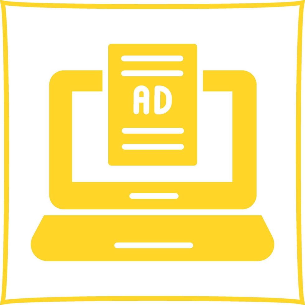 Internet Ads Vector Icon