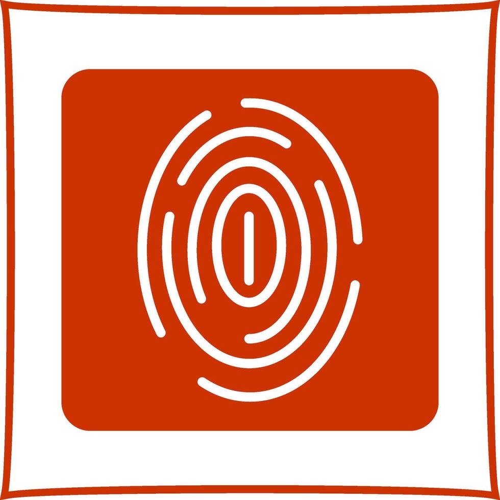 Fingerprint Vector Icon