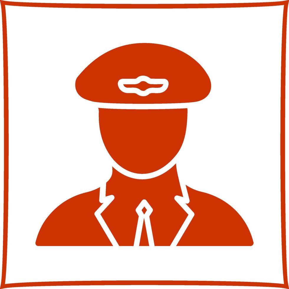 Flight Captain Vector Icon