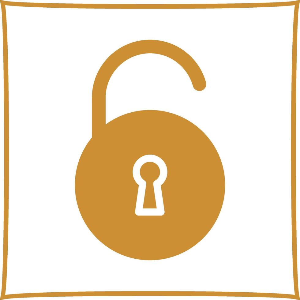 Open Lock I Vector Icon