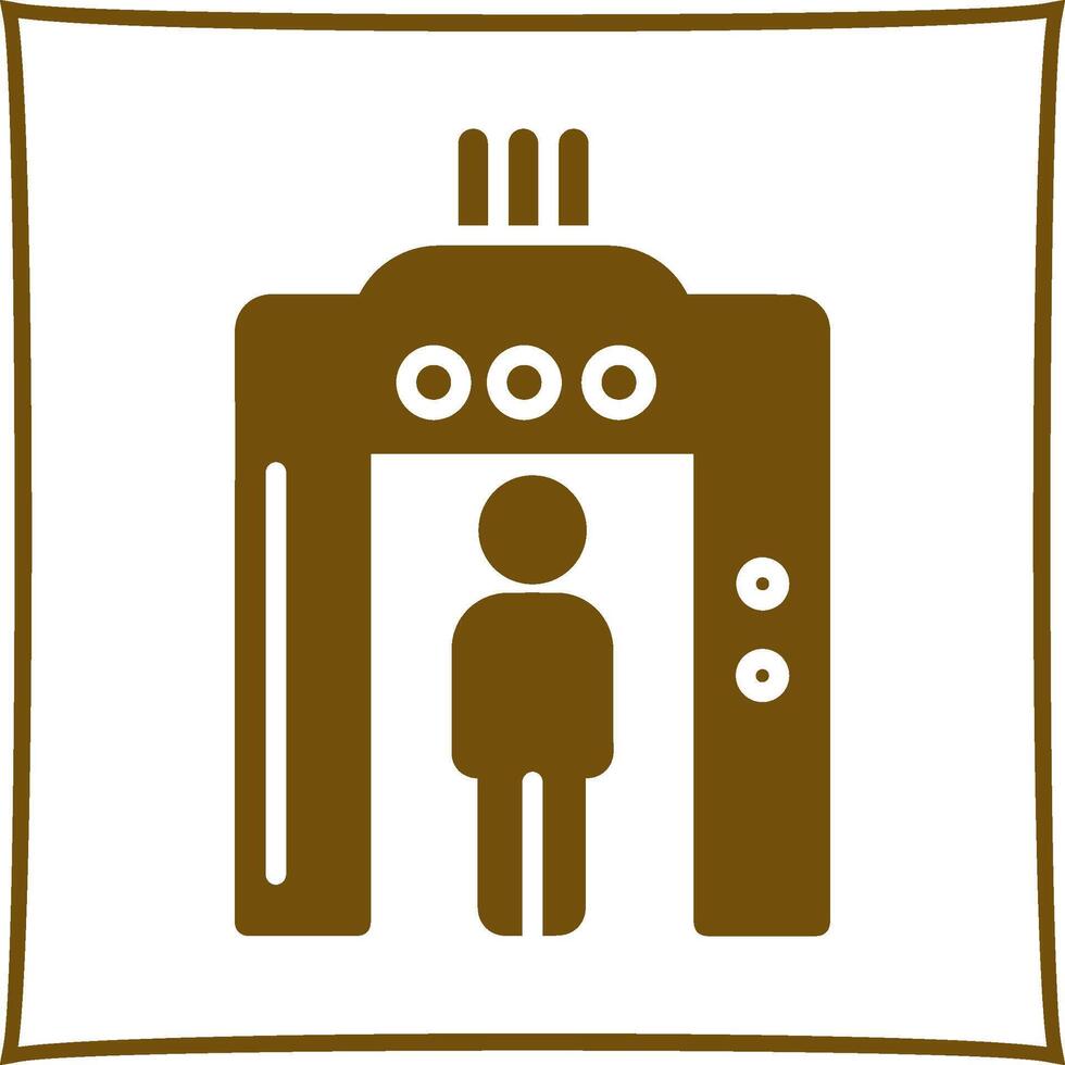 Airport Security Vector Icon