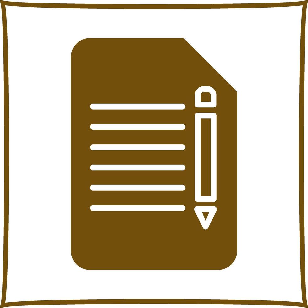 Edit Document Vector Icon