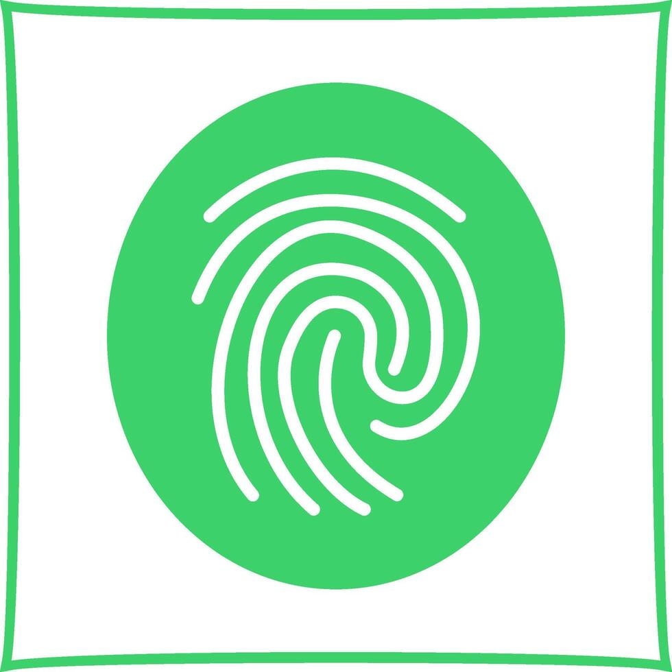 Fingerprint Vector Icon