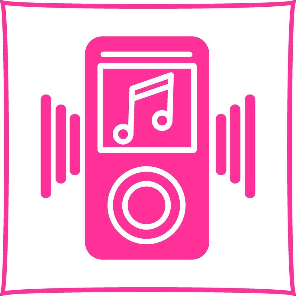 icono de vector de mp3