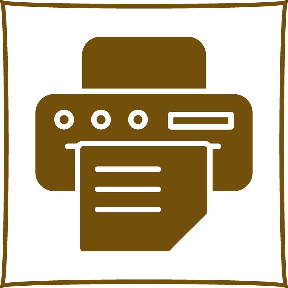 Printer Vector Icon