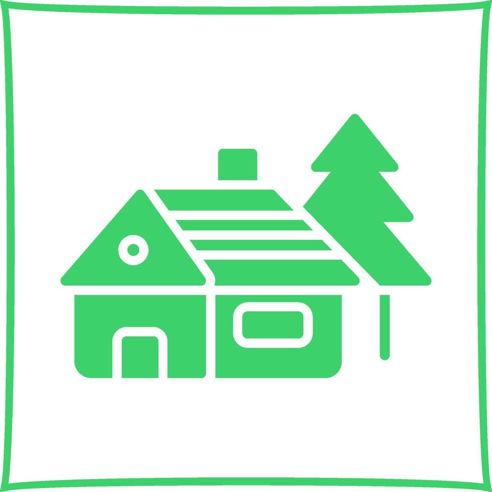 Cabin Vector Icon