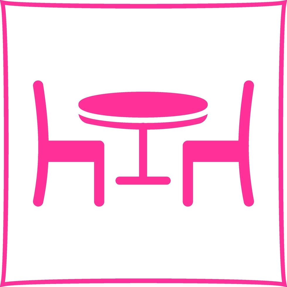 Dining Table I Vector Icon