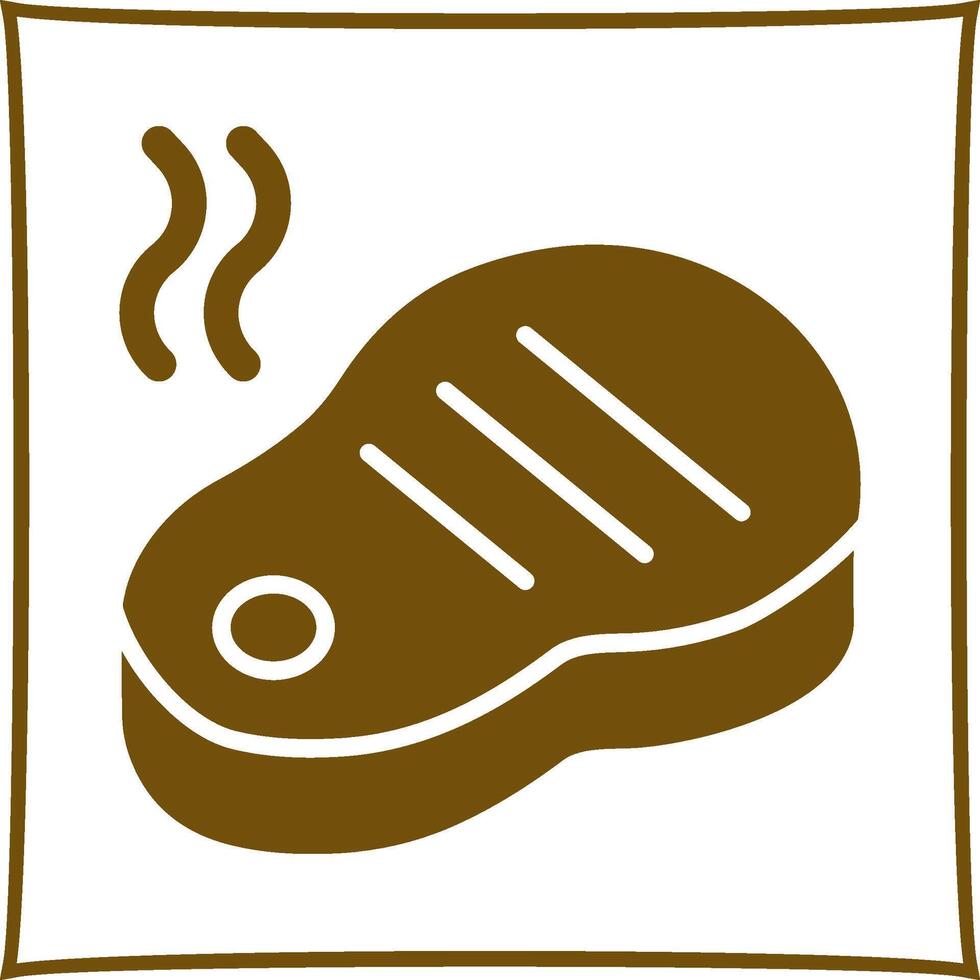 Steak Vector Icon