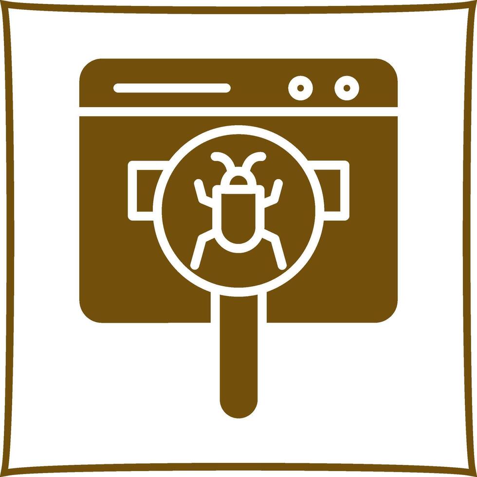Web Bug Vector Icon