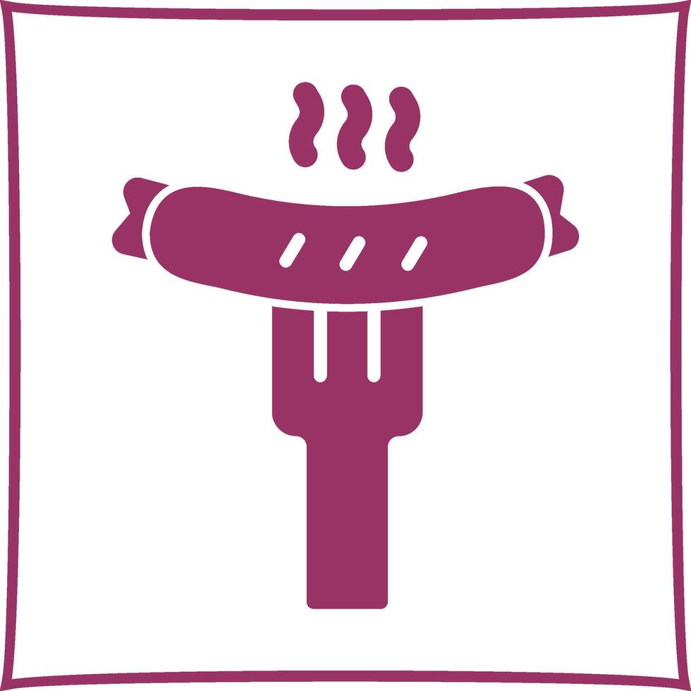 Sausage Vector Icon