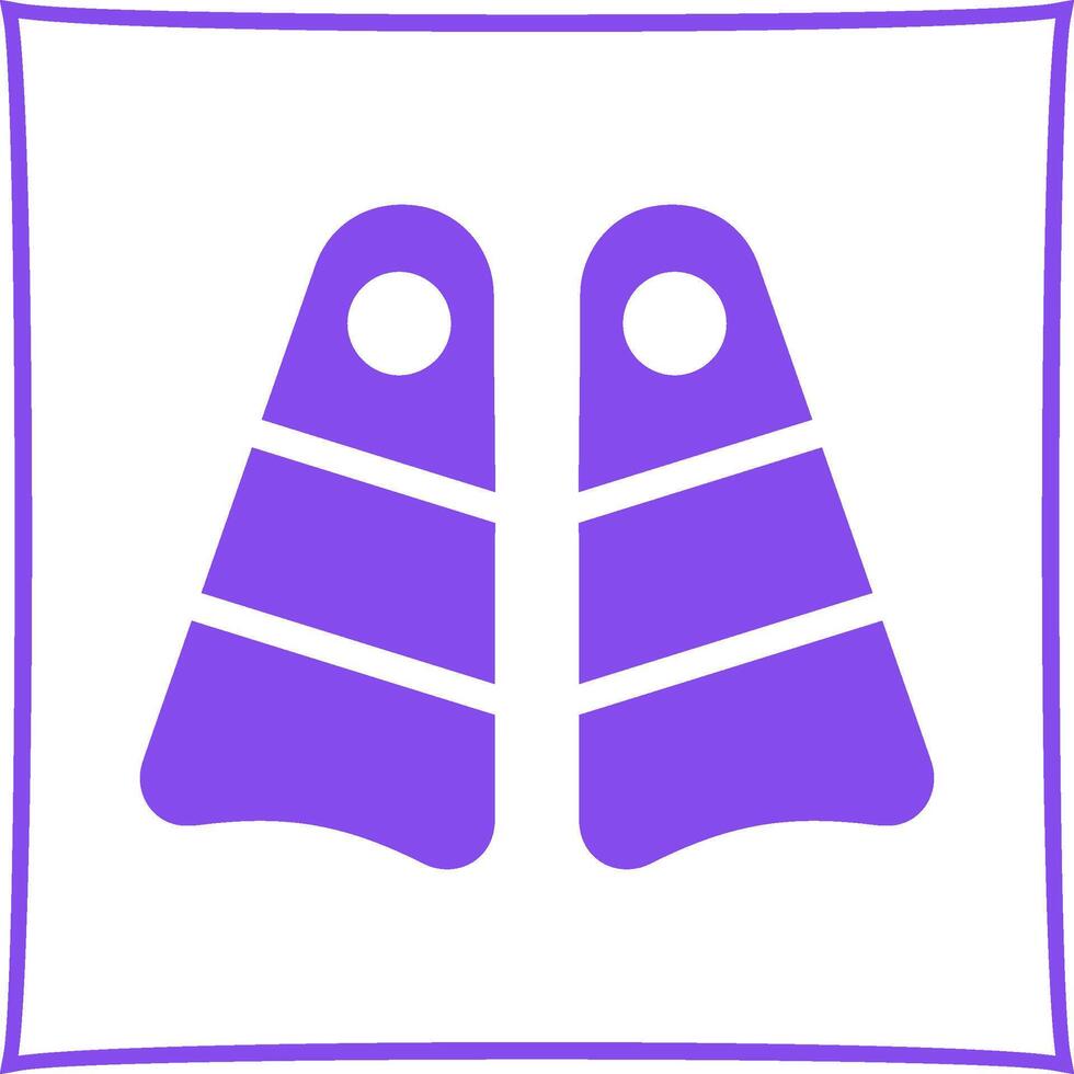 Flippers Vector Icon