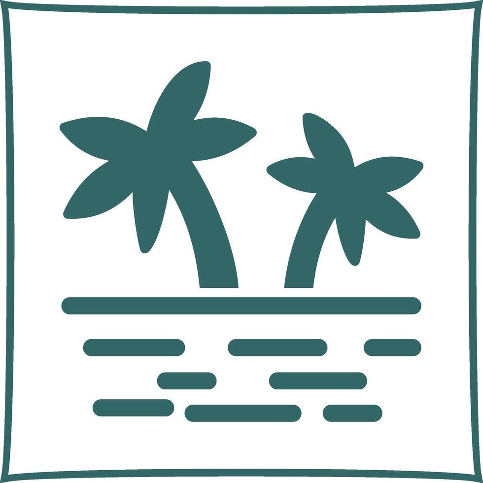 Island Vector Icon