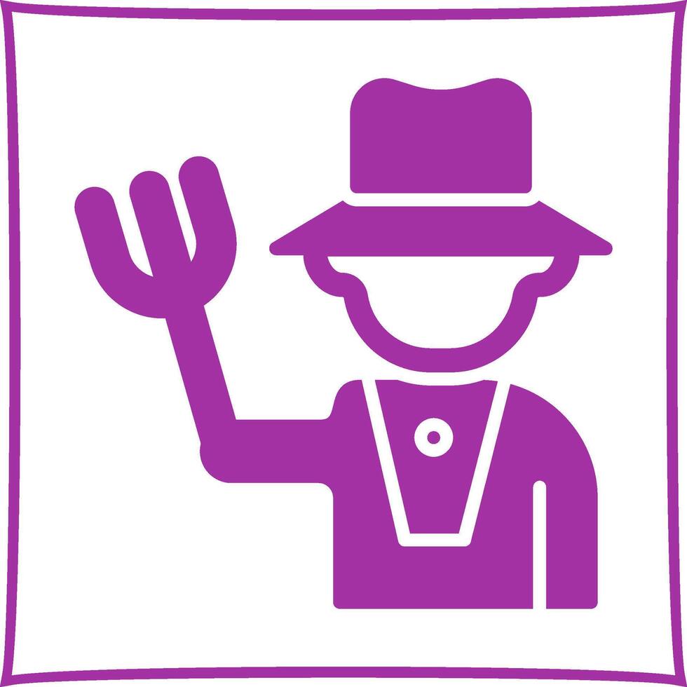 Farmer Vector Icon