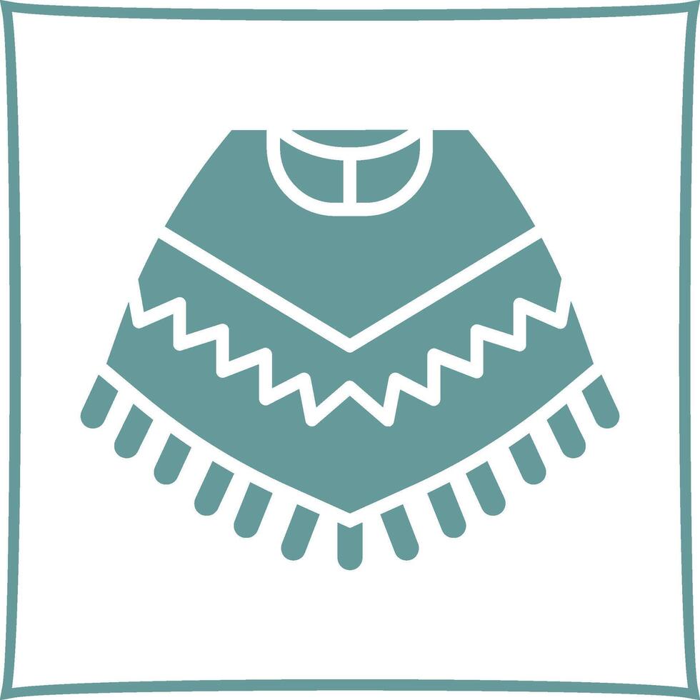 Poncho Vector Icon