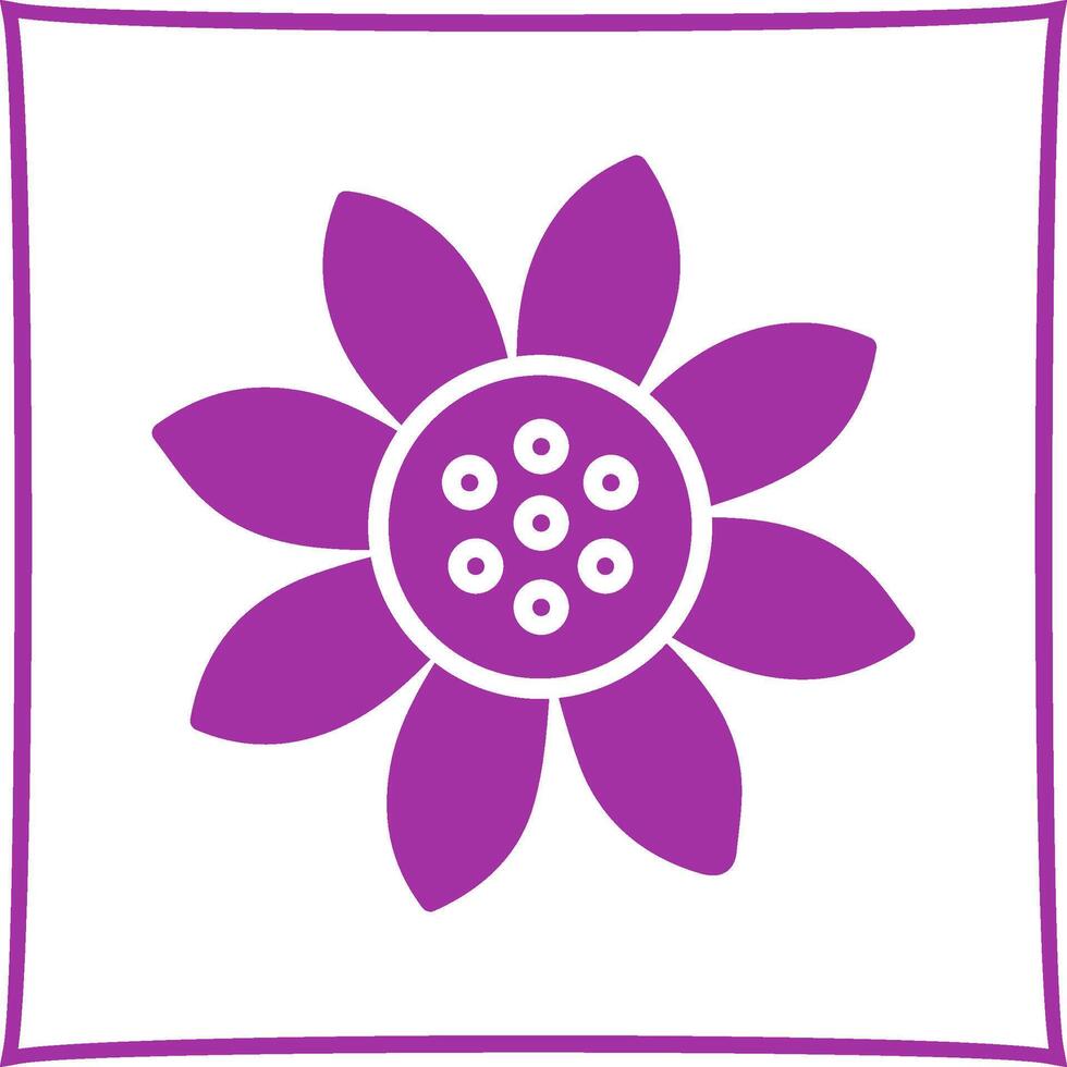 Sunflower Vector Icon