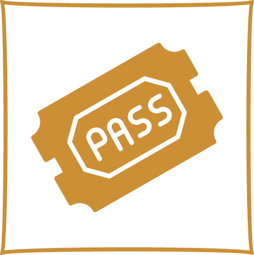 Passes Vector Icon