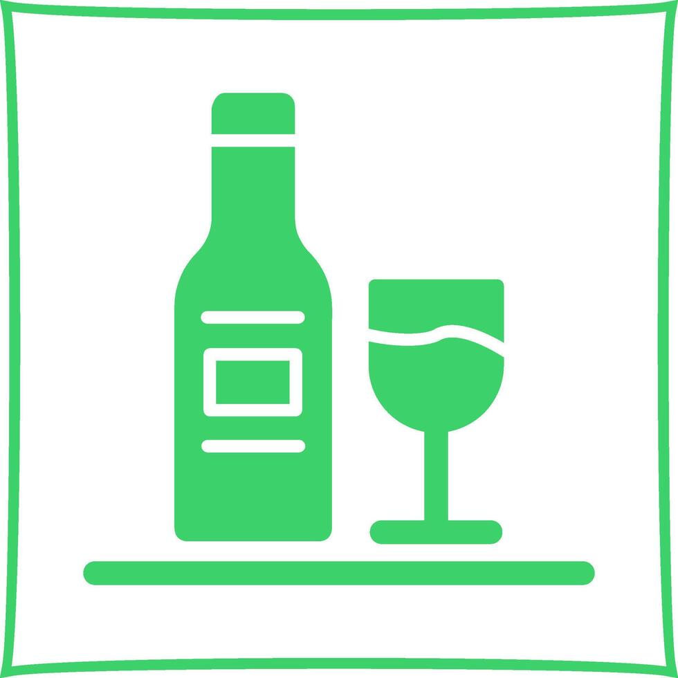 icono de vector de alcohol