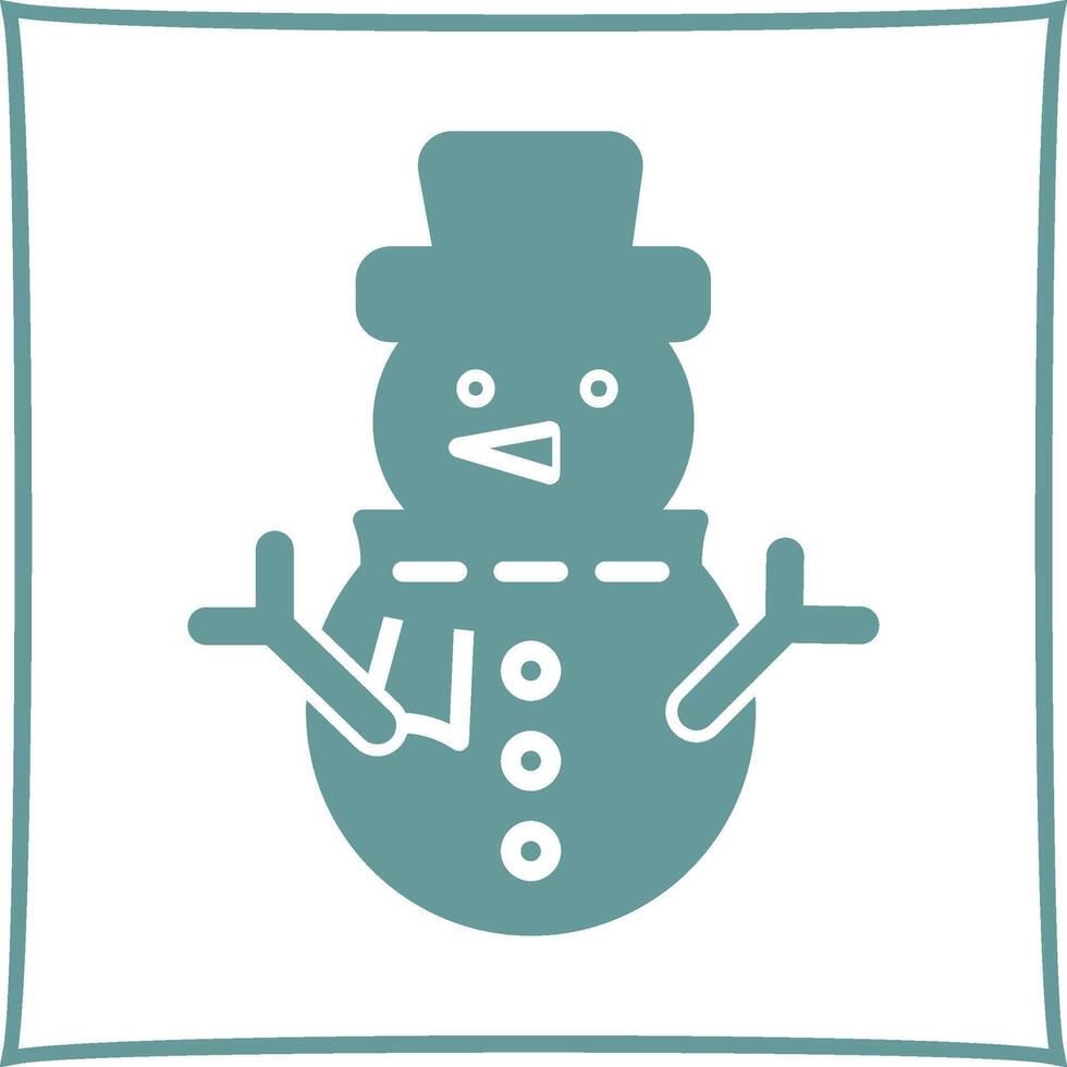 Snowman Vector Icon