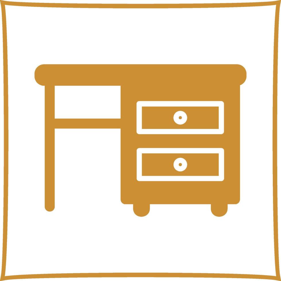 Table with Drawers I Vector Icon