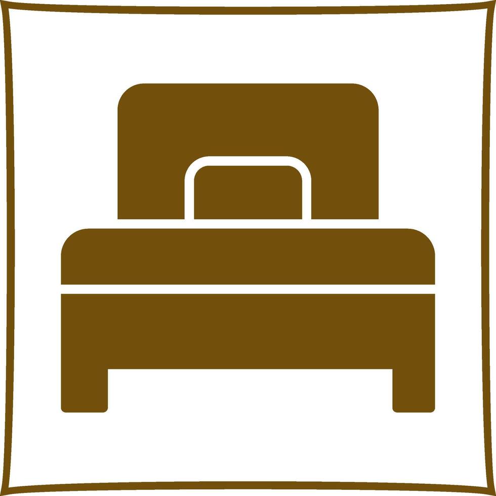 Single Bed Vector Icon