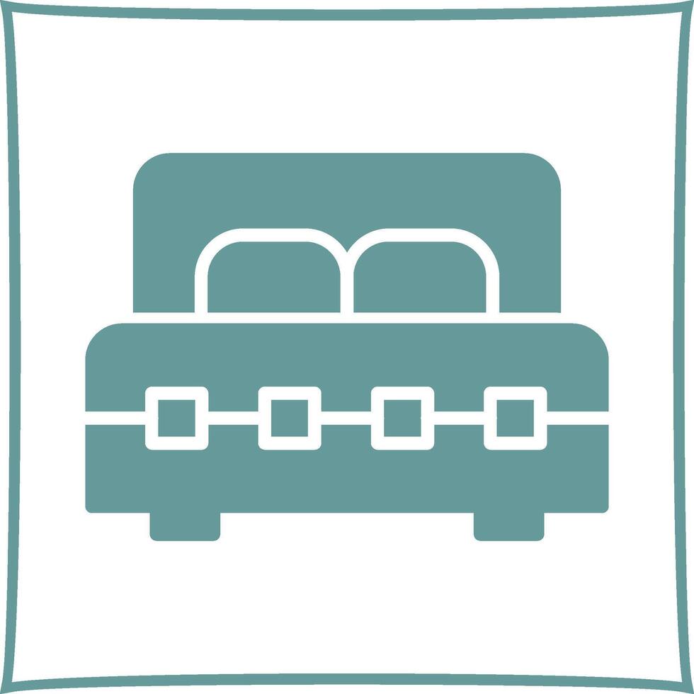 Double Bed I Vector Icon