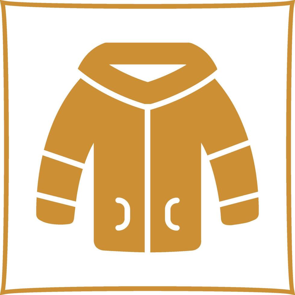 Winter Jacket Vector Icon