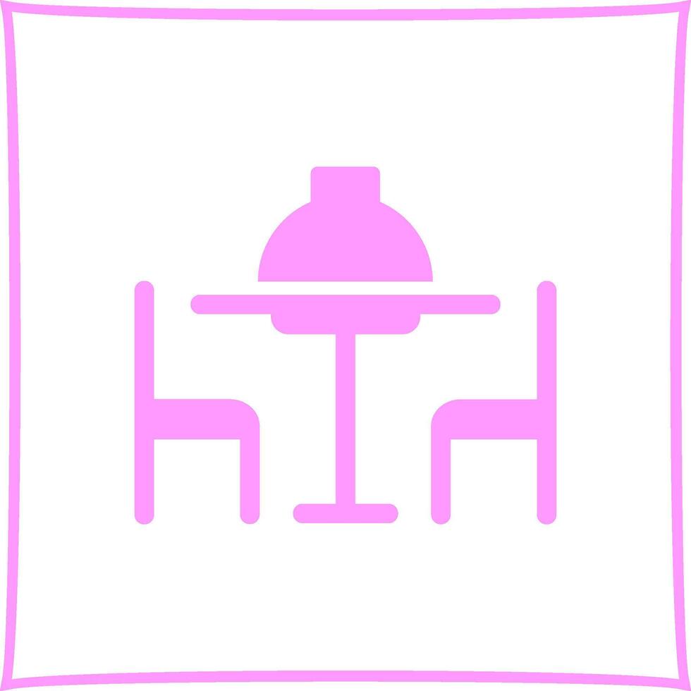 Dinner Table II Vector Icon