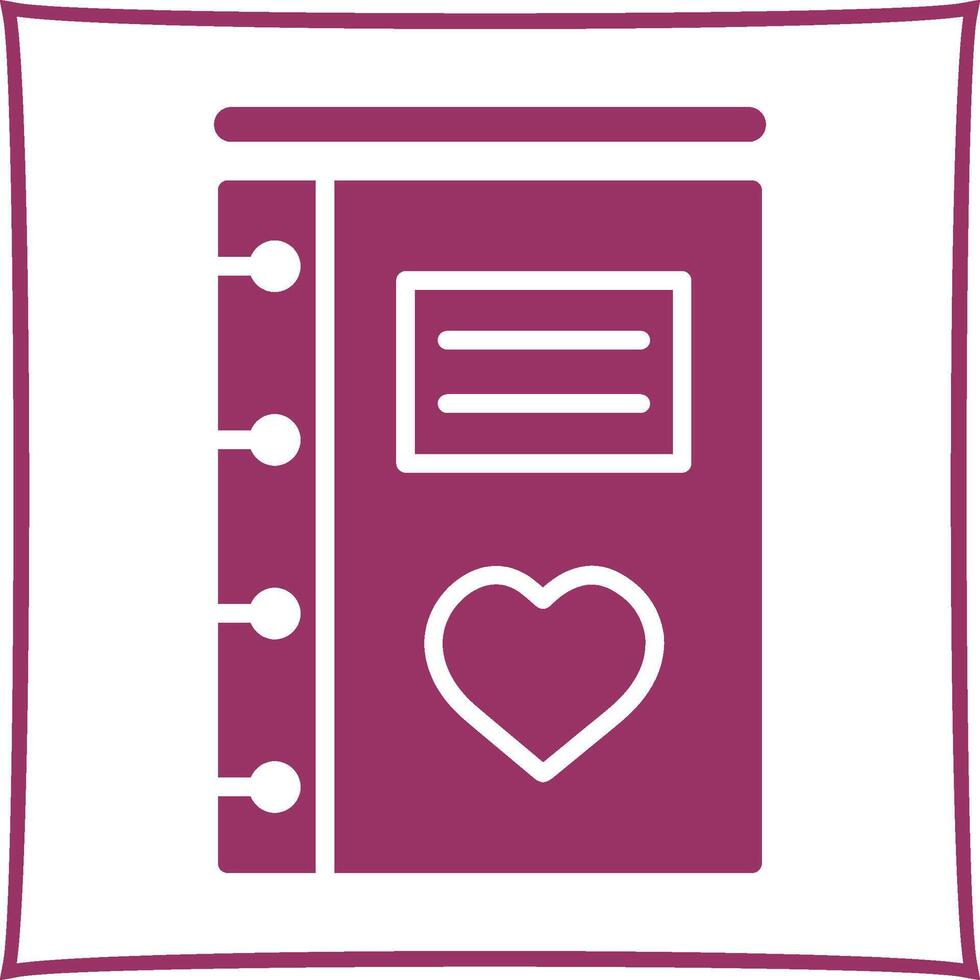 Diary Vector Icon