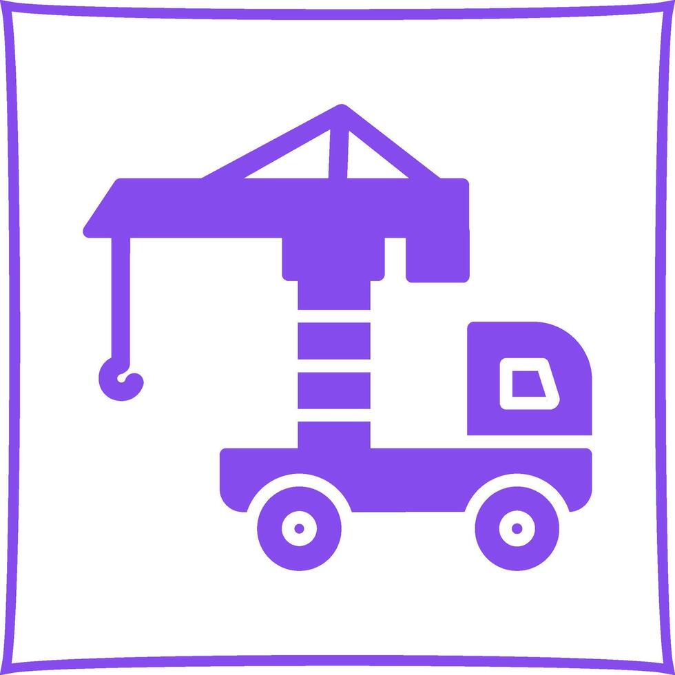 Lifter Crane Vector Icon