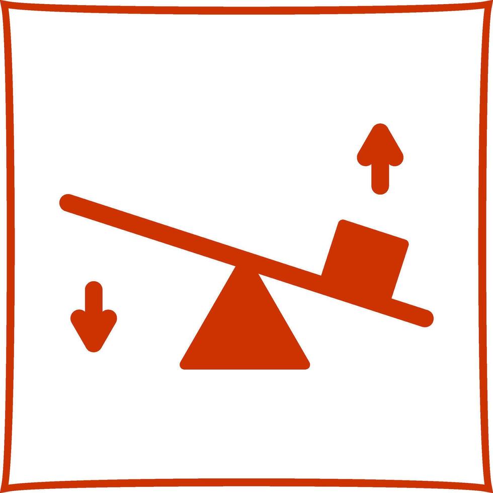 Seesaw Vector Icon