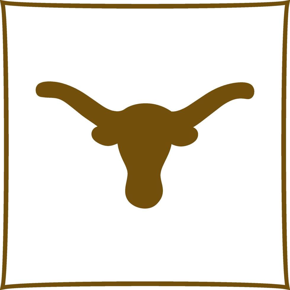 Bull Horns Vector Icon