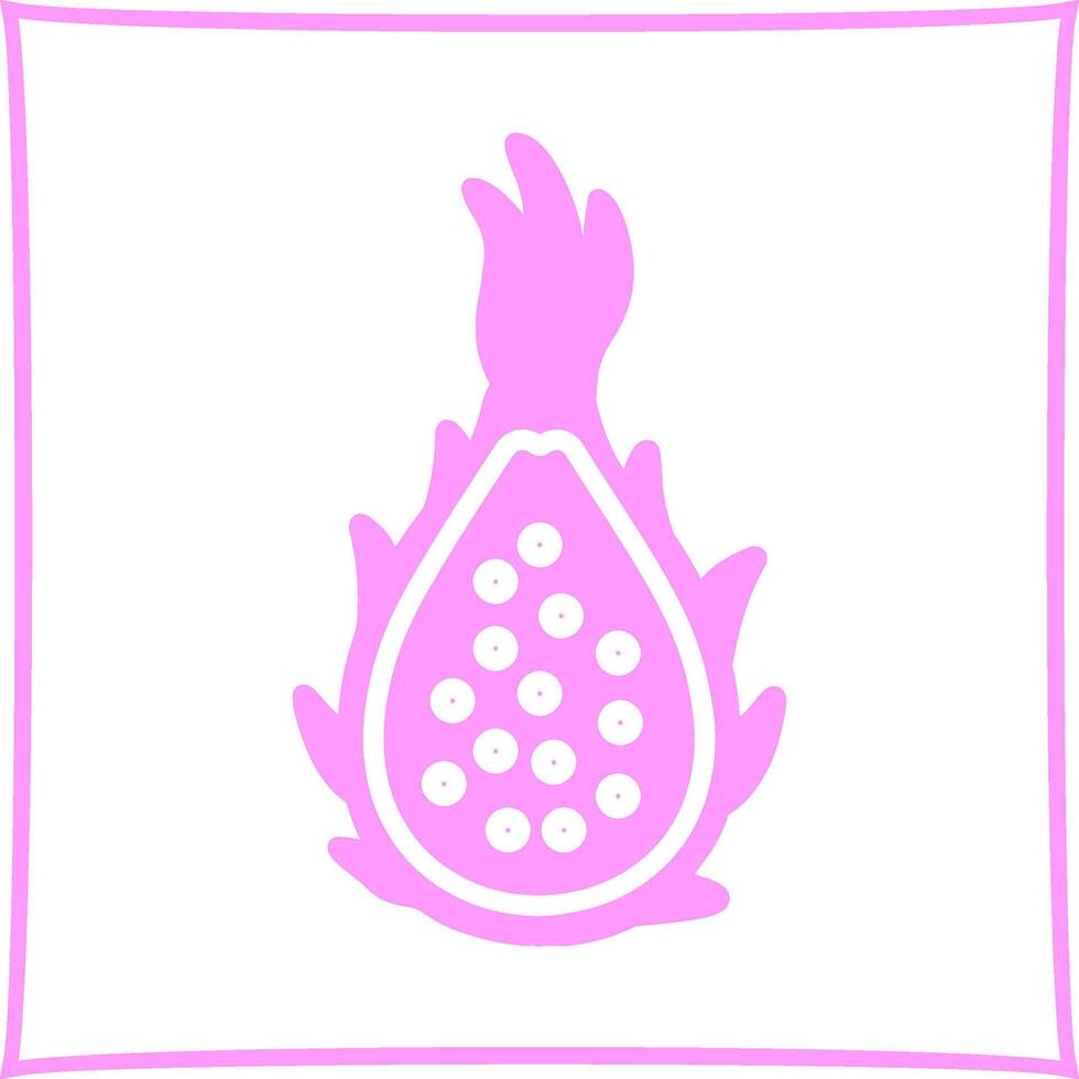 Dragon Fruit Vector Icon
