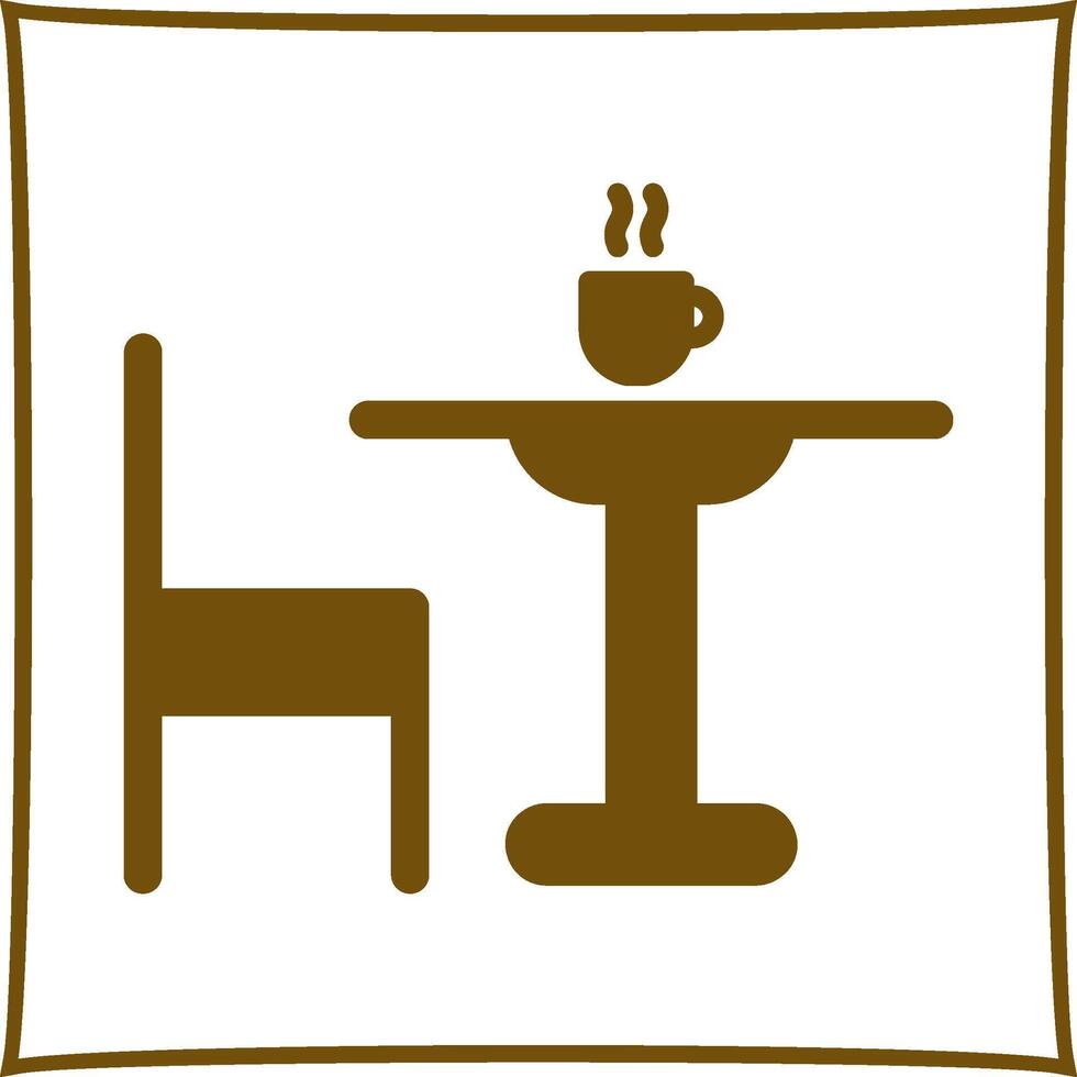 Tea Table Vector Icon