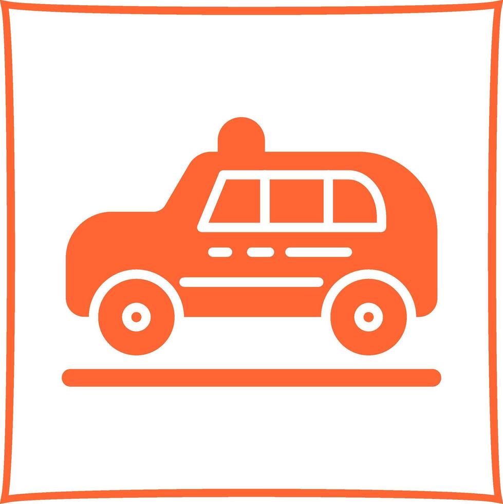 Cab Vector Icon