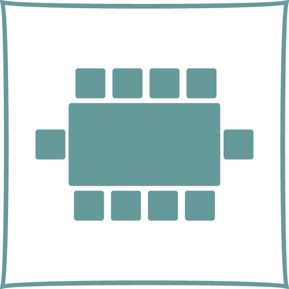 Conference Room Chair Vector Icon