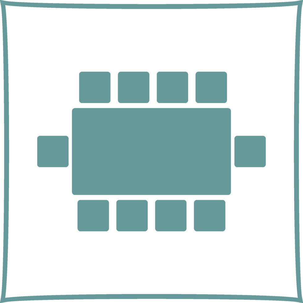 Conference Room Chair Vector Icon