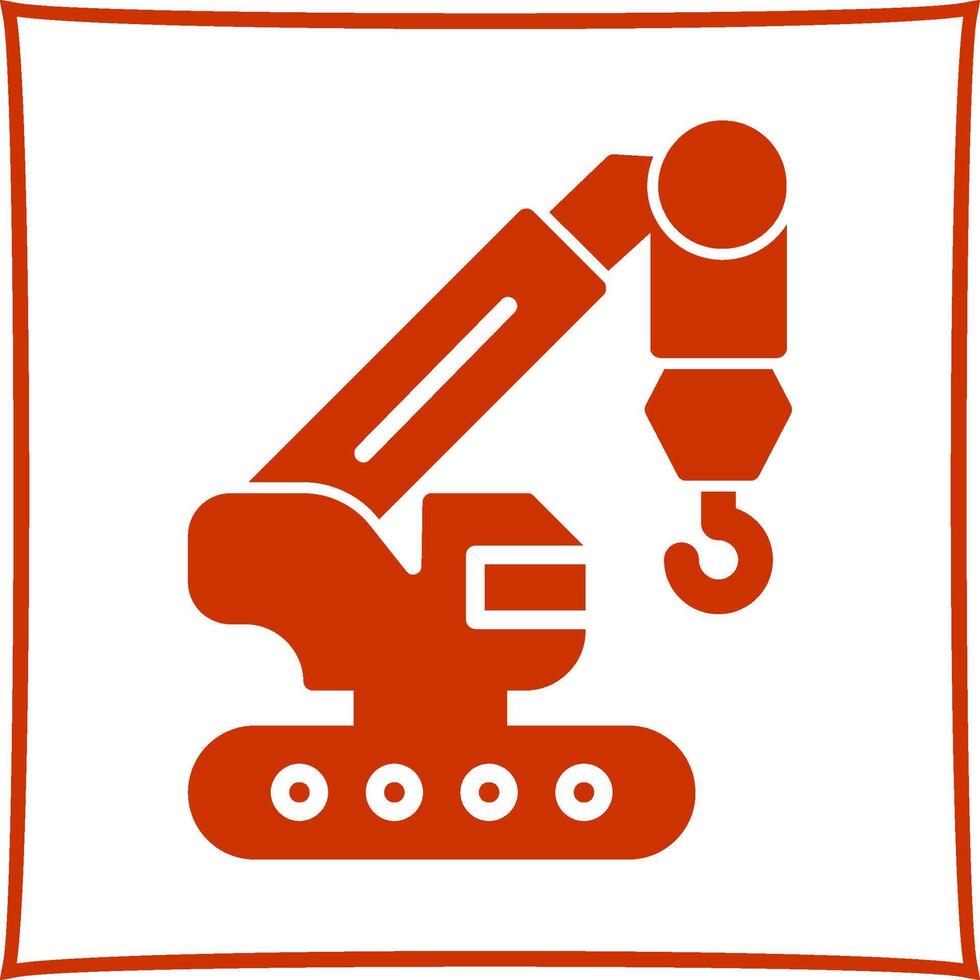 Harbor Crane Vector Icon