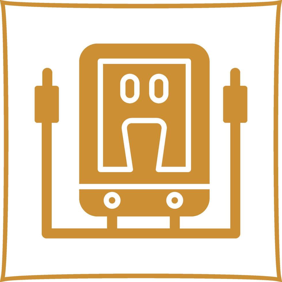 icono de vector de voltímetro