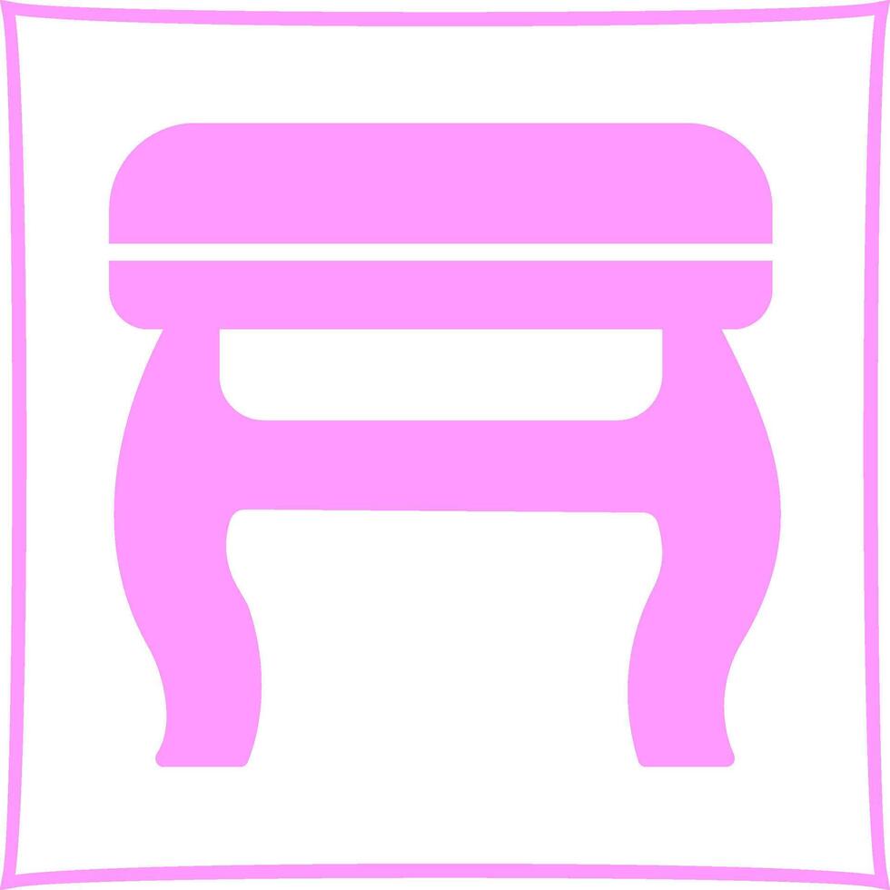 Stool Vector Icon