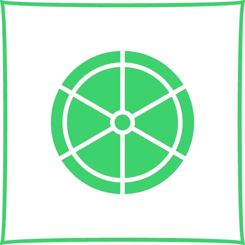 Ship Helm Vector Icon