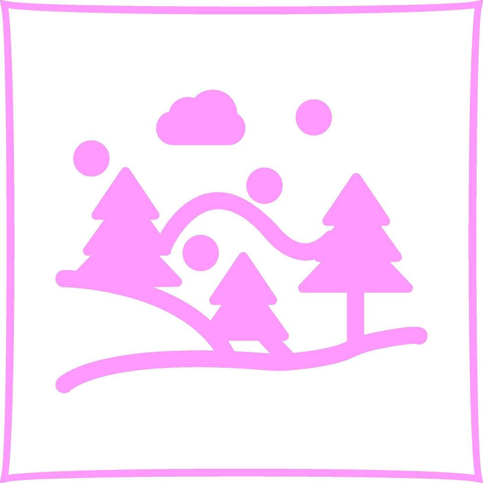 Snow Fall Vector Icon