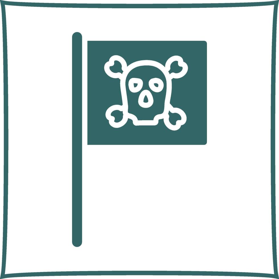 PIrate Flag I Vector Icon