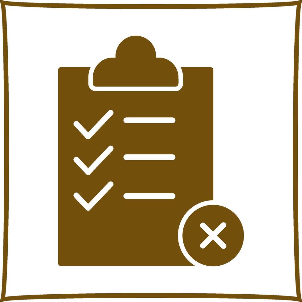 Rejected Vector Icon
