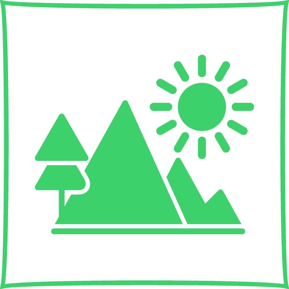 Mountain Vector Icon